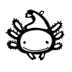 [LINEスタンプ] ウーパールーパーのてぃ＆まぼのスタンプ