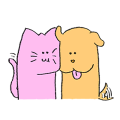 [LINEスタンプ] はこにわどうぶつ記～いぬとねこ～