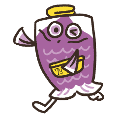 [LINEスタンプ] ナミのぼりくん