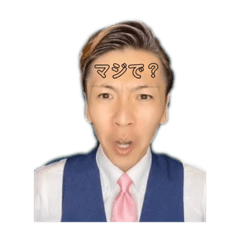 [LINEスタンプ] 黒服の日常