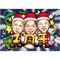 [LINEスタンプ] SMILEY①周年記念スタンプ