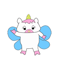 [LINEスタンプ] ゆるふわなペガサス