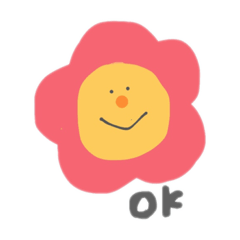 [LINEスタンプ] ひとことフラワー
