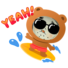 [LINEスタンプ] ひょっとこdokkoi123