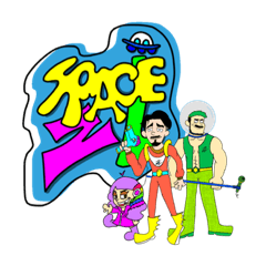 [LINEスタンプ] Zinee＆issei〜宇宙 ver.("SPACE Zi")〜