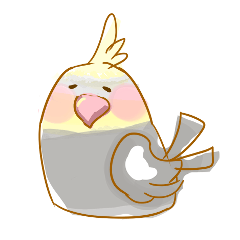 [LINEスタンプ] オカメインコと友たち