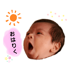 [LINEスタンプ] りくの生活