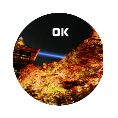 [LINEスタンプ] 紅葉京都
