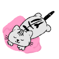 [LINEスタンプ] アメショ猫のちろちゃん