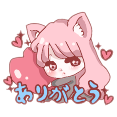 [LINEスタンプ] ももねこ♡スタンプ