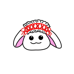 [LINEスタンプ] ふりふりうさちゃん