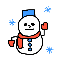 [LINEスタンプ] 冬！雪だるまスタンプ