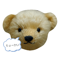 [LINEスタンプ] わたしのくまお