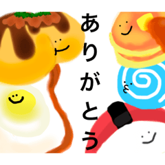[LINEスタンプ] たべものさんスタンプ