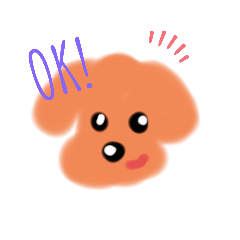 [LINEスタンプ] トイプー麦ちゃんスタンプ