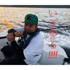 [LINEスタンプ] ケンタの釣り人生
