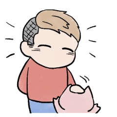 [LINEスタンプ] まいにちぶたっち かいぬしさん編