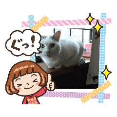 [LINEスタンプ] 春三姉妹ファミリー