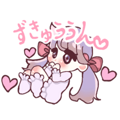 [LINEスタンプ] ツインテ♡女子