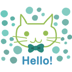 [LINEスタンプ] Meaow Hello