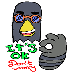 [LINEスタンプ] ちいさなハトくん 3