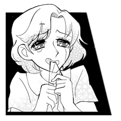 [LINEスタンプ] 年代少女漫画風スタンプ