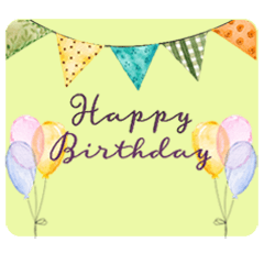 [LINEスタンプ] お誕生日おめでとう_スタンプ