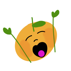[LINEスタンプ] かんきつ君