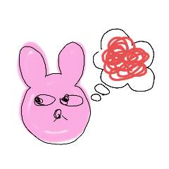 [LINEスタンプ] 活動的なウサギ