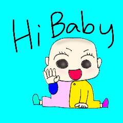 [LINEスタンプ] Hi.baby！！