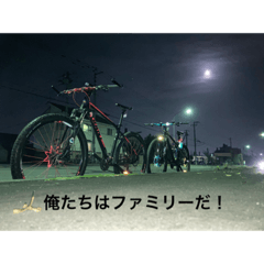 [LINEスタンプ] 自転車ファミリー