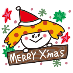 [LINEスタンプ] きみちゃんのクリスマススタンプ
