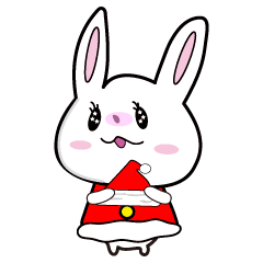 [LINEスタンプ] うさぎのジプシー 〜ぼっちなクリスマス〜