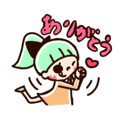 [LINEスタンプ] ゆるい手描き女の子のスタンプ Vol.2