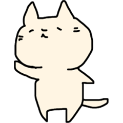 [LINEスタンプ] ふつうのねこのイラストスタンプ