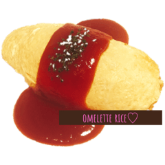 [LINEスタンプ] my favorite food is...♡part2