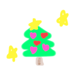 [LINEスタンプ] キラキラクリスマス