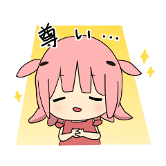 [LINEスタンプ] めんだこ系女の子のめんだっこちゃん