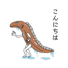[LINEスタンプ] 伝助アナゴのデンスケくん（台詞付き）