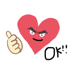 [LINEスタンプ] ハートのキャラクタースタンプ