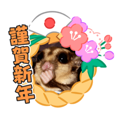 [LINEスタンプ] モモンガ 2021