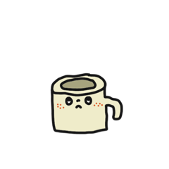 [LINEスタンプ] Cop Cup Cuppy ヒミツその1
