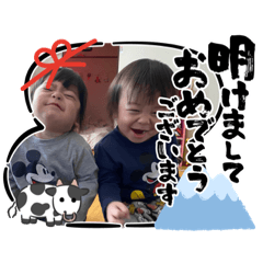 [LINEスタンプ] 双子ベビー3