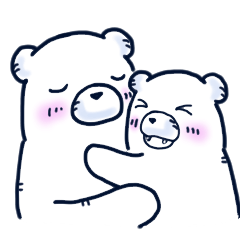 [LINEスタンプ] クマーとあんこすきー2年末年始編