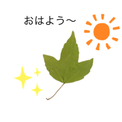 [LINEスタンプ] 落ち葉のスタンプ