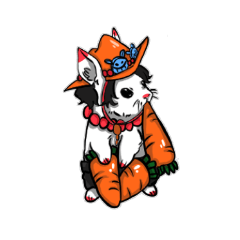 [LINEスタンプ] ONE PIECE うさぎスタンプ