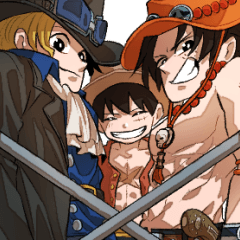 [LINEスタンプ] ONE PIECEの好きキャラ詰め込んだスタンプ