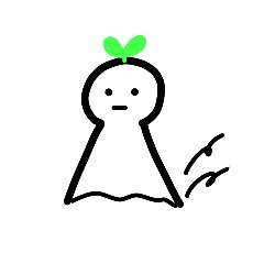 [LINEスタンプ] 無言くん、