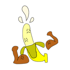 [LINEスタンプ] バキバキのバナナスタンプ
