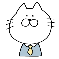 [LINEスタンプ] ねこ社長の日常韓国語